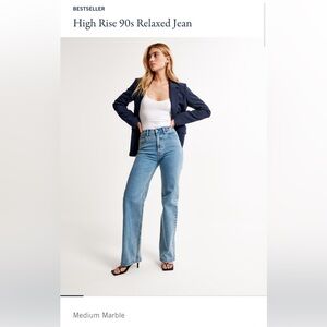 Abercrombie 90s Relaxed High Rise Jeans